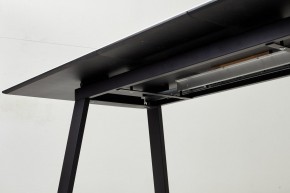 Стол Франк 180 БЕЛЫЙ МРАМОР, стекло / ЧЕРНЫЙ М-City в Ноябрьске - noyabrsk.mebel24.online | фото 4