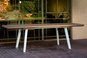 Стол Гармония раздвижной (Harmony Extendable) белый-капучино в Ноябрьске - noyabrsk.mebel24.online | фото 2