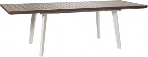 Стол Гармония раздвижной (Harmony Extendable) белый-капучино в Ноябрьске - noyabrsk.mebel24.online | фото 5