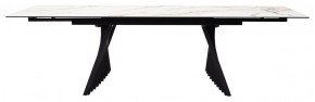 Стол IVAR 180 MARBLES KL-188 Контрастный мрамор, итальянская керамика, ®DISAUR в Ноябрьске - noyabrsk.mebel24.online | фото 2