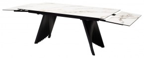 Стол IVAR 180 MARBLES KL-188 Контрастный мрамор, итальянская керамика, ®DISAUR в Ноябрьске - noyabrsk.mebel24.online | фото 9