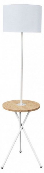 Стол журнальный с торшером Arte Lamp Combo A2070PN-1WH в Ноябрьске - noyabrsk.mebel24.online | фото