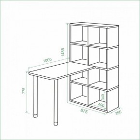 Стол компьютерный Bartolo в Ноябрьске - noyabrsk.mebel24.online | фото 3