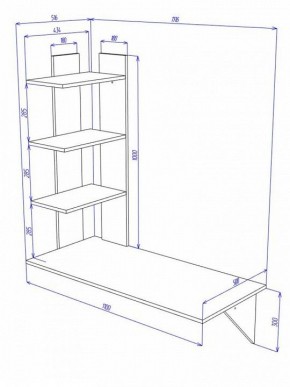 Стол компьютерный Домино Cross СтТ5 в Ноябрьске - noyabrsk.mebel24.online | фото 2