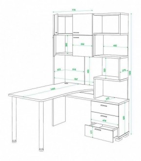 Стол компьютерный Домино нельсон СР-500М140 в Ноябрьске - noyabrsk.mebel24.online | фото 3