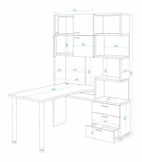 Стол компьютерный Домино нельсон СР-500М190 в Ноябрьске - noyabrsk.mebel24.online | фото 3