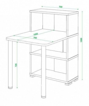 Стол компьютерный Домино СБ-10М3 в Ноябрьске - noyabrsk.mebel24.online | фото 4