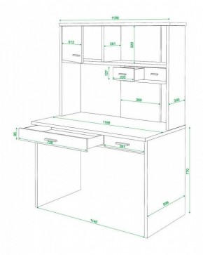 Стол компьютерный Домино СК-60 в Ноябрьске - noyabrsk.mebel24.online | фото 2