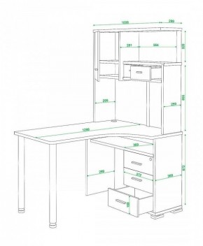 Стол компьютерный Домино СР-130 в Ноябрьске - noyabrsk.mebel24.online | фото 5