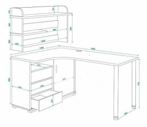 Стол компьютерный Домино СР-145М в Ноябрьске - noyabrsk.mebel24.online | фото 5