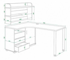 Стол компьютерный Домино СР-145М в Ноябрьске - noyabrsk.mebel24.online | фото 5
