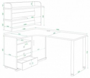 Стол компьютерный Домино СР-165М в Ноябрьске - noyabrsk.mebel24.online | фото 5
