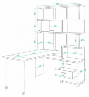 Стол компьютерный Домино СР-420/130 в Ноябрьске - noyabrsk.mebel24.online | фото 2
