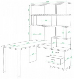 Стол компьютерный Домино СР-420/150 в Ноябрьске - noyabrsk.mebel24.online | фото 2