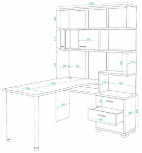 Стол компьютерный Домино СР-420/150 в Ноябрьске - noyabrsk.mebel24.online | фото 2