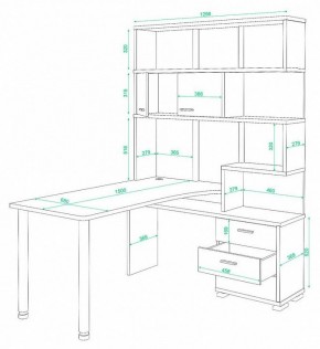 Стол компьютерный Домино СР-420/150 в Ноябрьске - noyabrsk.mebel24.online | фото 2