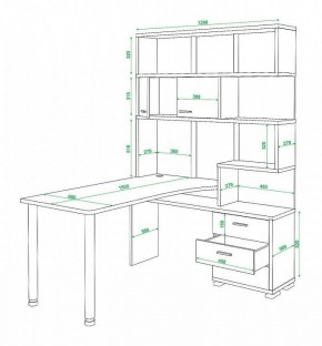 Стол компьютерный Домино СР-420150 в Ноябрьске - noyabrsk.mebel24.online | фото 5