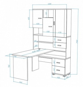 Стол компьютерный Домино СР-620/140 в Ноябрьске - noyabrsk.mebel24.online | фото 3