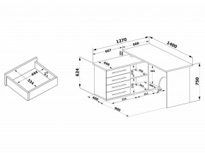 Стол компьютерный КСТ-109Л в Ноябрьске - noyabrsk.mebel24.online | фото 4