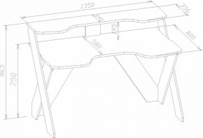 Стол компьютерный КСТ-118 в Ноябрьске - noyabrsk.mebel24.online | фото 3