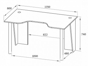 Стол компьютерный КСТ-18 в Ноябрьске - noyabrsk.mebel24.online | фото 2