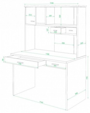 Стол компьютерный СК-60 в Ноябрьске - noyabrsk.mebel24.online | фото 2