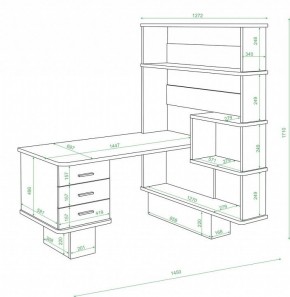 Стол компьютерный СР-520 в Ноябрьске - noyabrsk.mebel24.online | фото 2
