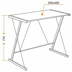 Стол компьютерный WD-09 в Ноябрьске - noyabrsk.mebel24.online | фото 6