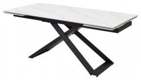 Стол LIVORNO 180 MATT WHITE MARBLE SOLID CERAMIC / BLACK, ®DISAUR в Ноябрьске - noyabrsk.mebel24.online | фото 2