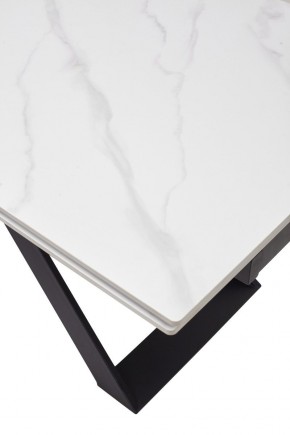Стол LIVORNO 180 MATT WHITE MARBLE SOLID CERAMIC / BLACK, ®DISAUR в Ноябрьске - noyabrsk.mebel24.online | фото 9