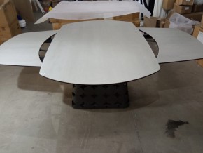 Стол LORENS 150 TL-58 поворотная система раскладки, испанская керамика / Темно-серый, ®DISAUR в Ноябрьске - noyabrsk.mebel24.online | фото 2