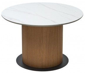 Стол MESA D120 цвет БЕЛЫЙ МРАМОР M326 / Каркас OAK, ®DISAUR в Ноябрьске - noyabrsk.mebel24.online | фото 7