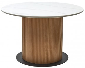 Стол MESA D120 цвет БЕЛЫЙ МРАМОР M326 / Каркас OAK, ®DISAUR в Ноябрьске - noyabrsk.mebel24.online | фото 9