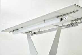 Стол Ниагара 140 БЕЛЫЙ МРАМОР, стекло / БЕЛЫЙ, М-City в Ноябрьске - noyabrsk.mebel24.online | фото 5