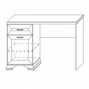Стол письменный 1200 Сиена в Ноябрьске - noyabrsk.mebel24.online | фото 4