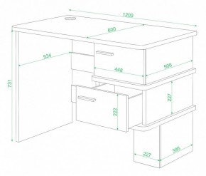 Стол письменный Домино СД-15 в Ноябрьске - noyabrsk.mebel24.online | фото 2