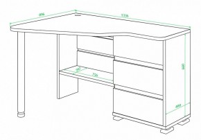 Стол письменный Домино СР-322С в Ноябрьске - noyabrsk.mebel24.online | фото 2