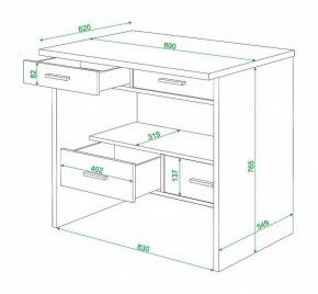Стол письменный Живой дизайн СК-12 в Ноябрьске - noyabrsk.mebel24.online | фото 2