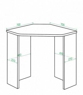 Стол письменный Нельсон Lite СКЛ-Угл70 в Ноябрьске - noyabrsk.mebel24.online | фото 2