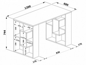 Стол письменный СПм-15 в Ноябрьске - noyabrsk.mebel24.online | фото 3