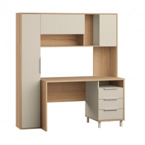 Стол рабочий 12.95 N Комфорт (Дуб сонома, Сатин 7045 PE) в Ноябрьске - noyabrsk.mebel24.online | фото