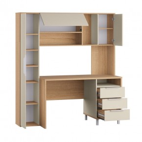 Стол рабочий 12.95 N Комфорт (Дуб сонома, Сатин 7045 PE) в Ноябрьске - noyabrsk.mebel24.online | фото 2