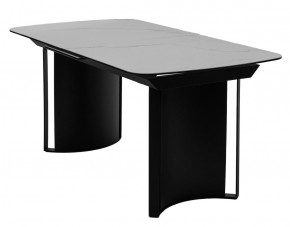 Стол RASMUS 160 TL-45 Белый мрамор, испанская керамика / черный каркас, ®DISAUR в Ноябрьске - noyabrsk.mebel24.online | фото 1