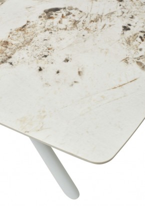 Стол RIVOLI 140 GLOSS LUXURY PANDORA SOLID CERAMIC / WHITE, ®DISAUR в Ноябрьске - noyabrsk.mebel24.online | фото 10