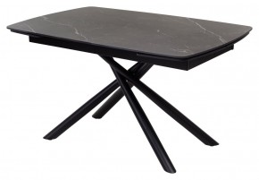 Стол RIVOLI 140 MATT BLACK MARBLE SOLID CERAMIC / BLACK, ®DISAUR в Ноябрьске - noyabrsk.mebel24.online | фото 1