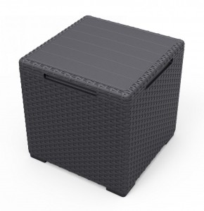 Стол с функцией хранения Виго (Vigo storage box) графит в Ноябрьске - noyabrsk.mebel24.online | фото 2