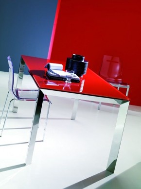 Стол SIRIO (42,38G) 110/150х75хН75 см (G093 LEGS/ M089 FRAME/C152 черн глянц ст) в Ноябрьске - noyabrsk.mebel24.online | фото