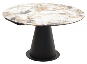 Стол TERAMO 135 GLOSS GRAND JADE SOLID CERAMIC, керамика, поворотн.механизм / Черный каркас, ®DISAUR в Ноябрьске - noyabrsk.mebel24.online | фото 15
