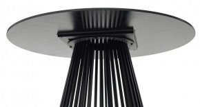 Стол TERNI 120 MATT BLACK MARBLE SOLID CERAMIC Черный мрамор матовый, керамика /Черн.каркас, ®DISAUR в Ноябрьске - noyabrsk.mebel24.online | фото 6