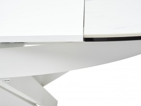 Стол TRENTO 120 HIGH GLOSS STATUARIO Белый мрамор глянцевый, керамика/ белый каркас, ®DISAUR в Ноябрьске - noyabrsk.mebel24.online | фото 10